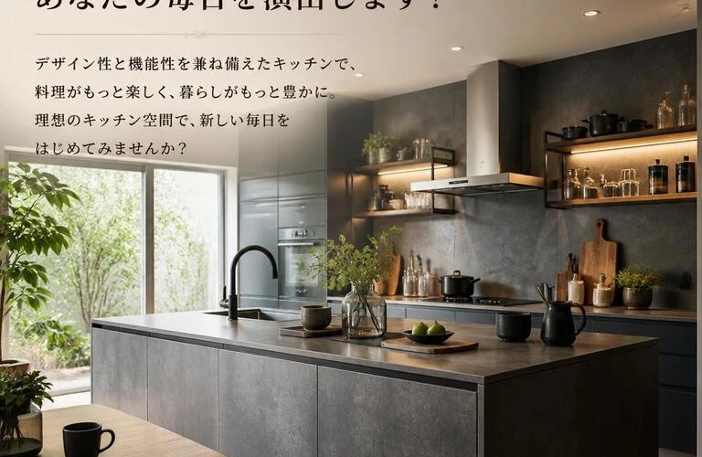 おしゃれなキッチンで変わる、あなたの毎日を演出します！